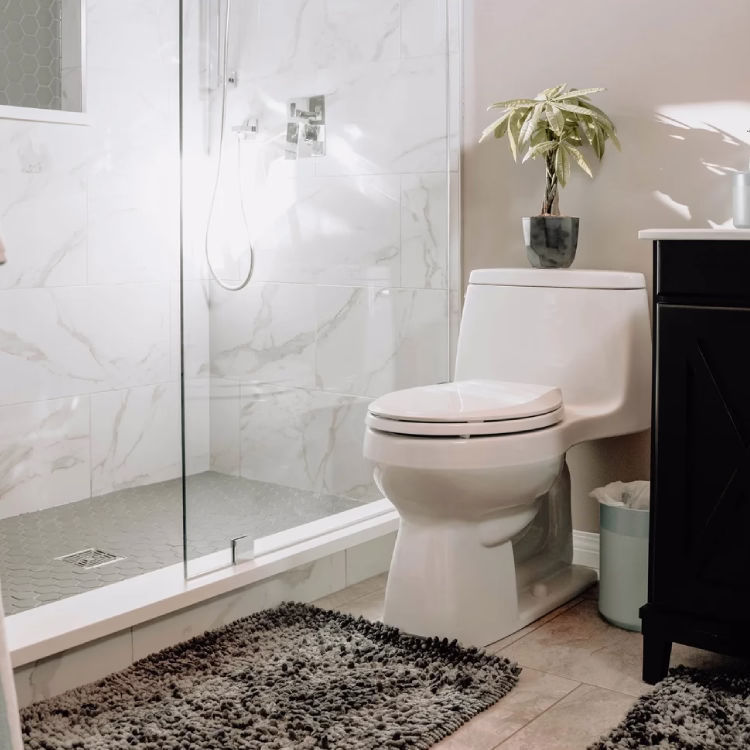 Realistic 3D bathroom rendering showcasing a modern Toronto renovation design, allowing homeowners to visualize their dream bathroom in vivid detail before construction begins.