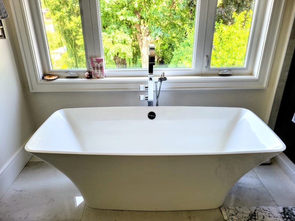 A spa-inspired retreat featuring premium finishes, glass enclosures, and elegant tilework. This space combines sophistication with everyday practicality.