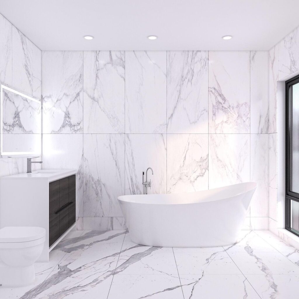 A clean and cohesive all-white palette enhances brightness and creates a serene feel. Ideal for homeowners looking for a fresh, modern touch.